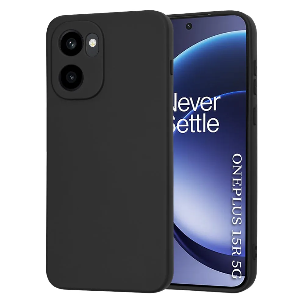Custodia per OnePlus 15R, Techsuit, SoftFlex, Nera - immagine 1