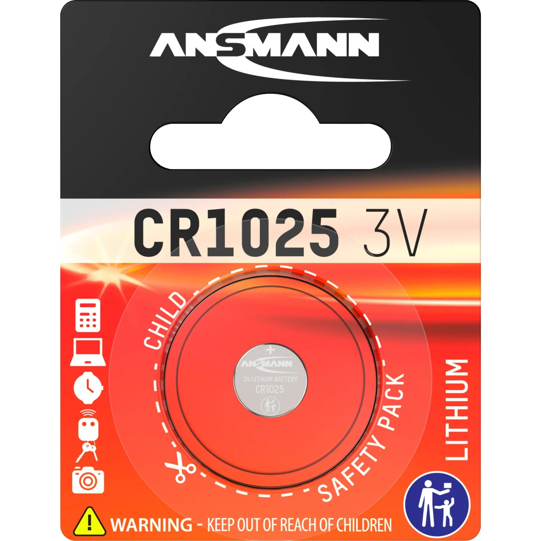 3V Lithium CR1025 Batteria monouso Litio - immagine 1
