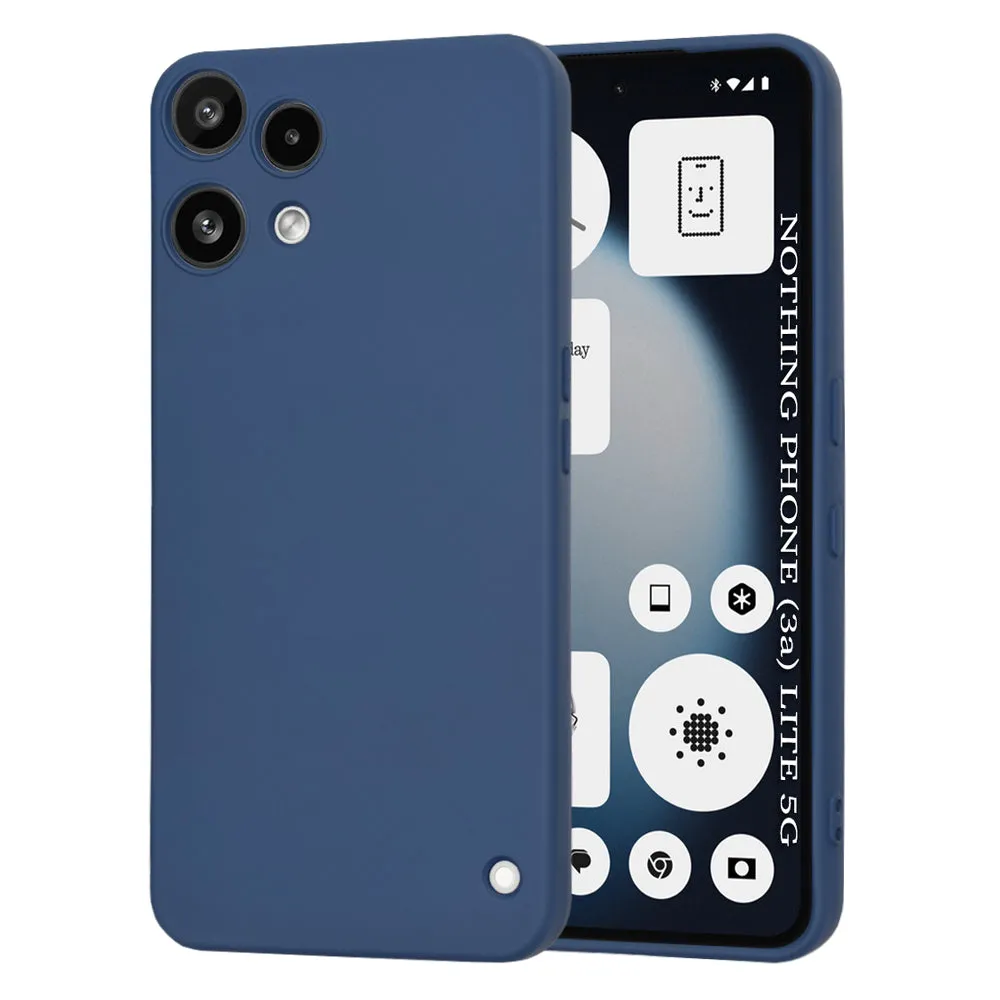 Custodia per Nothing Phone (3a) Lite, Techsuit, SoftFlex, Blu navy - immagine 1