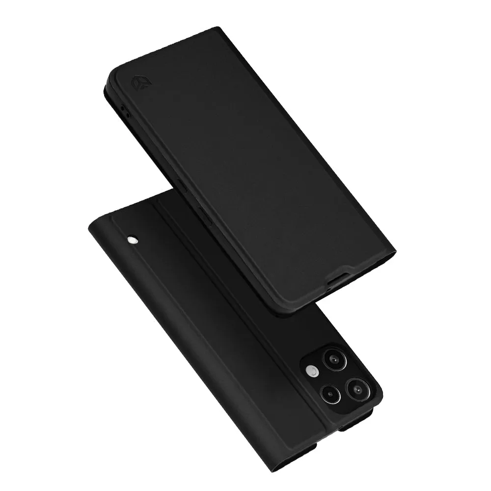 Custodia per Nothing Phone (3a) Lite, Techsuit, Magskin Book, Nera - immagine 1