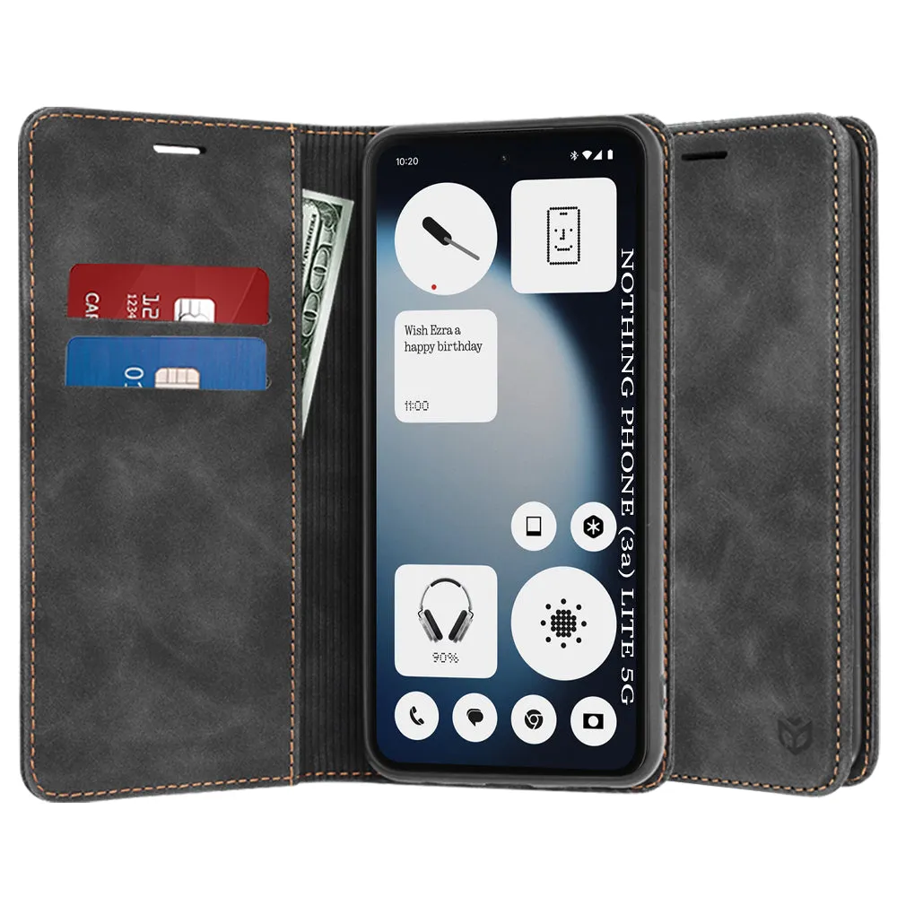 Custodia per Nothing Phone (3a) Lite, Techsuit, Confy, Nera - immagine 1