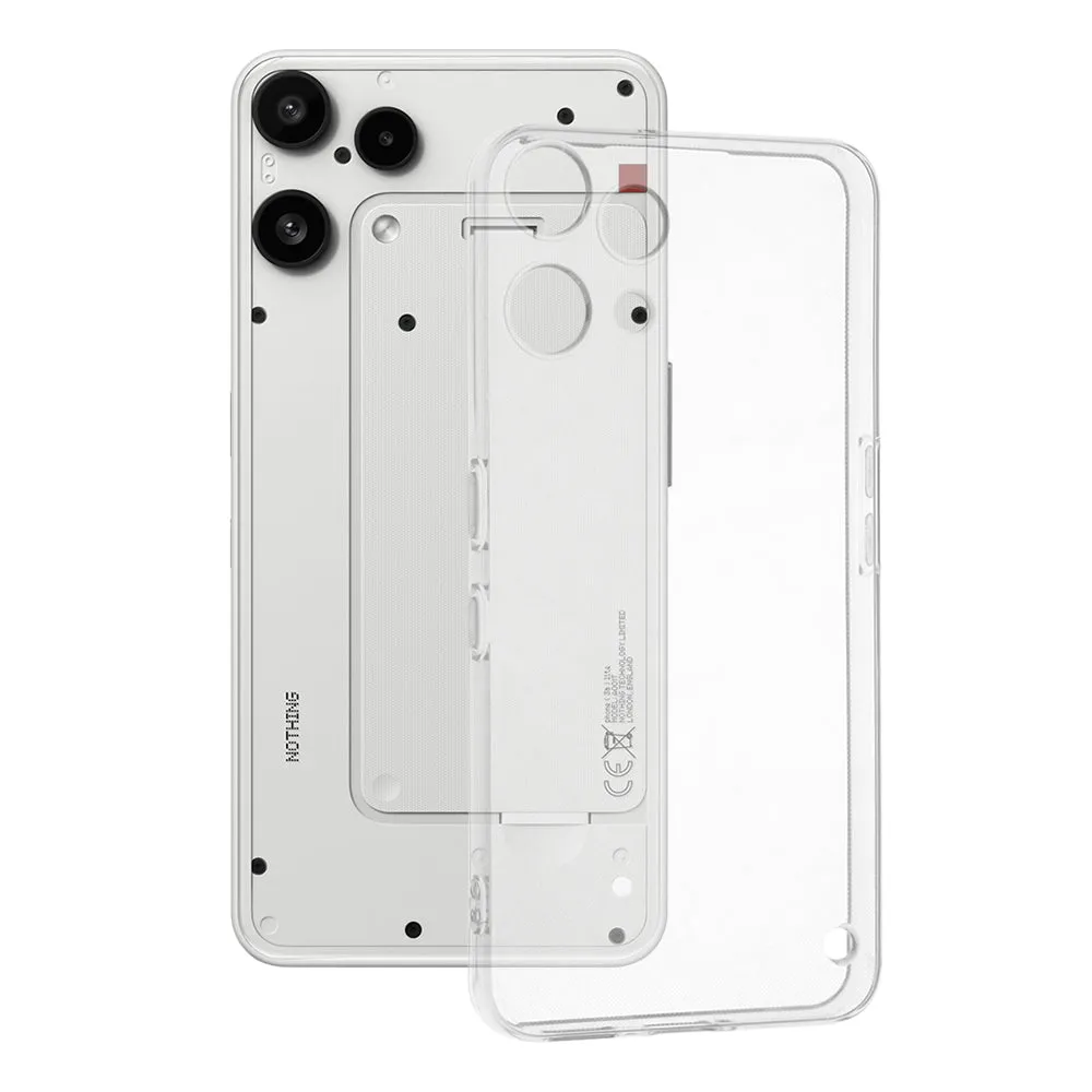 Custodia per Nothing Phone (3a) Lite, Techsuit, Clear, Trasparente - immagine 1