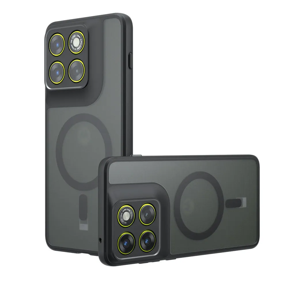 Custodia MagSafe per Motorola Edge 70, Techsuit, PureFrost, Nera Satinata - immagine 1