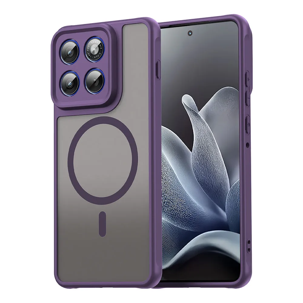 Custodia MagSafe per Motorola Edge 70, Techsuit, HaloFrost II, Viola - immagine 1