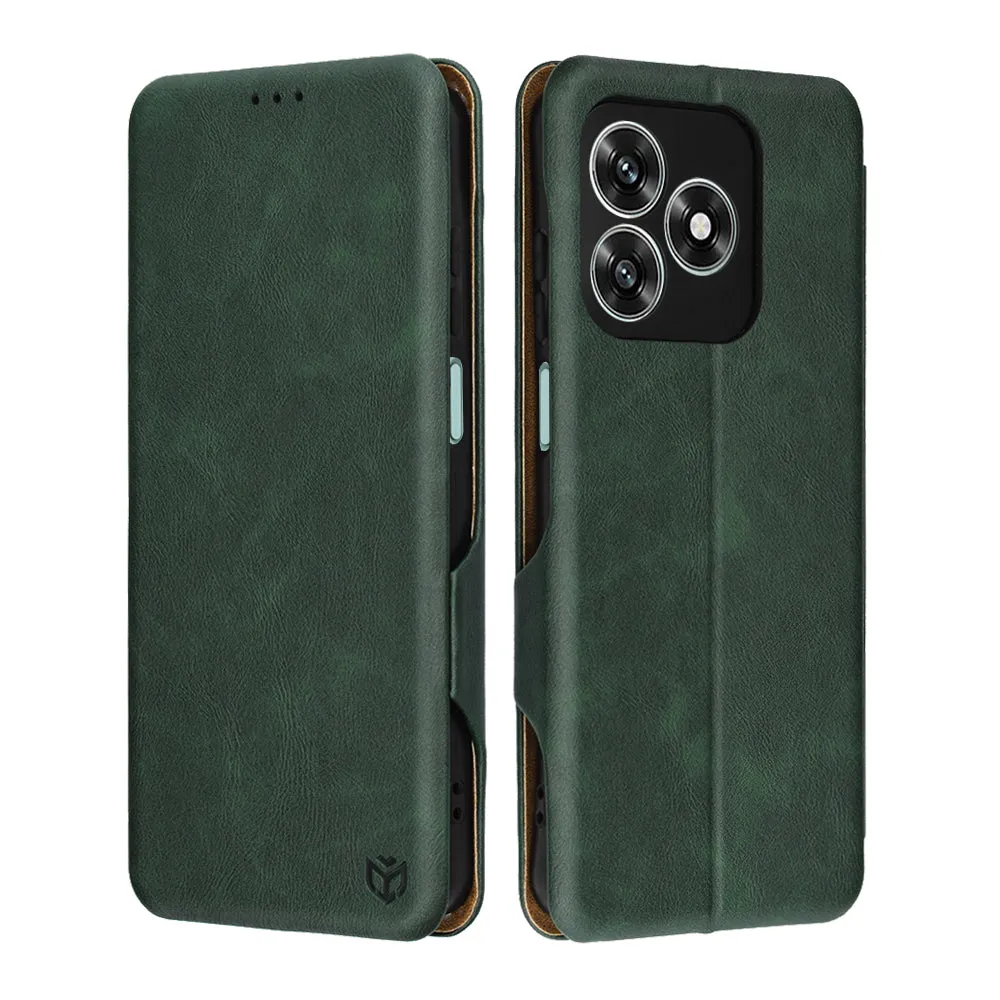 Custodia per Honor X5c Plus, Techsuit, Safe Wallet Plus, Verde - immagine 1
