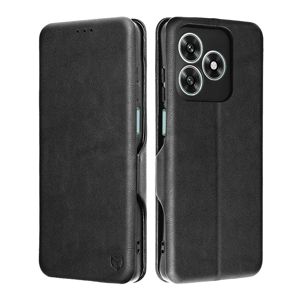 Custodia per Honor X5c Plus, Techsuit, Safe Wallet Plus, Nera - immagine 1