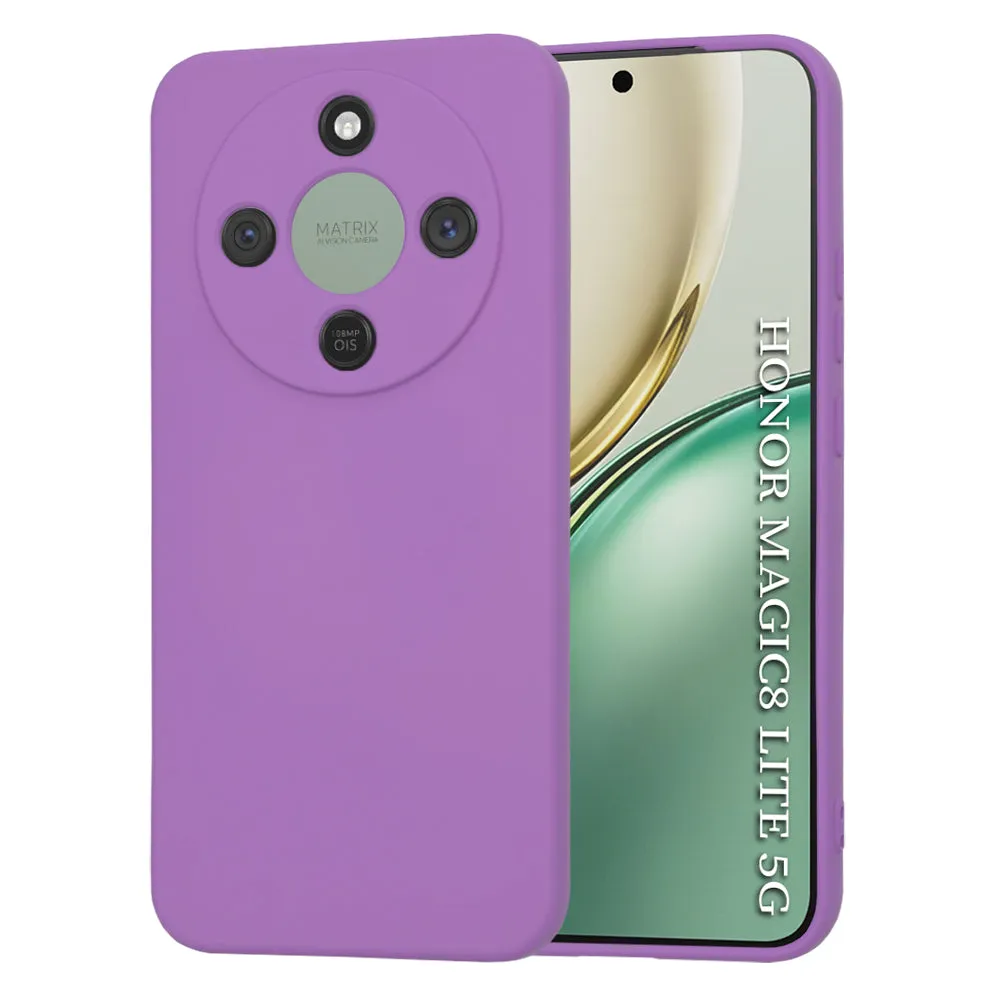 Custodia per Honor Magic8 Lite, Techsuit, SoftFlex, Viola - immagine 1