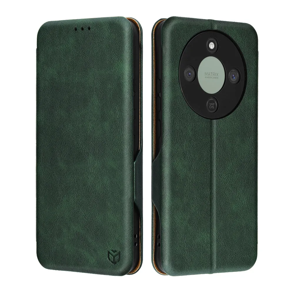 Custodia per Honor Magic8 Lite, Techsuit, Safe Wallet Plus, Verde - immagine 1