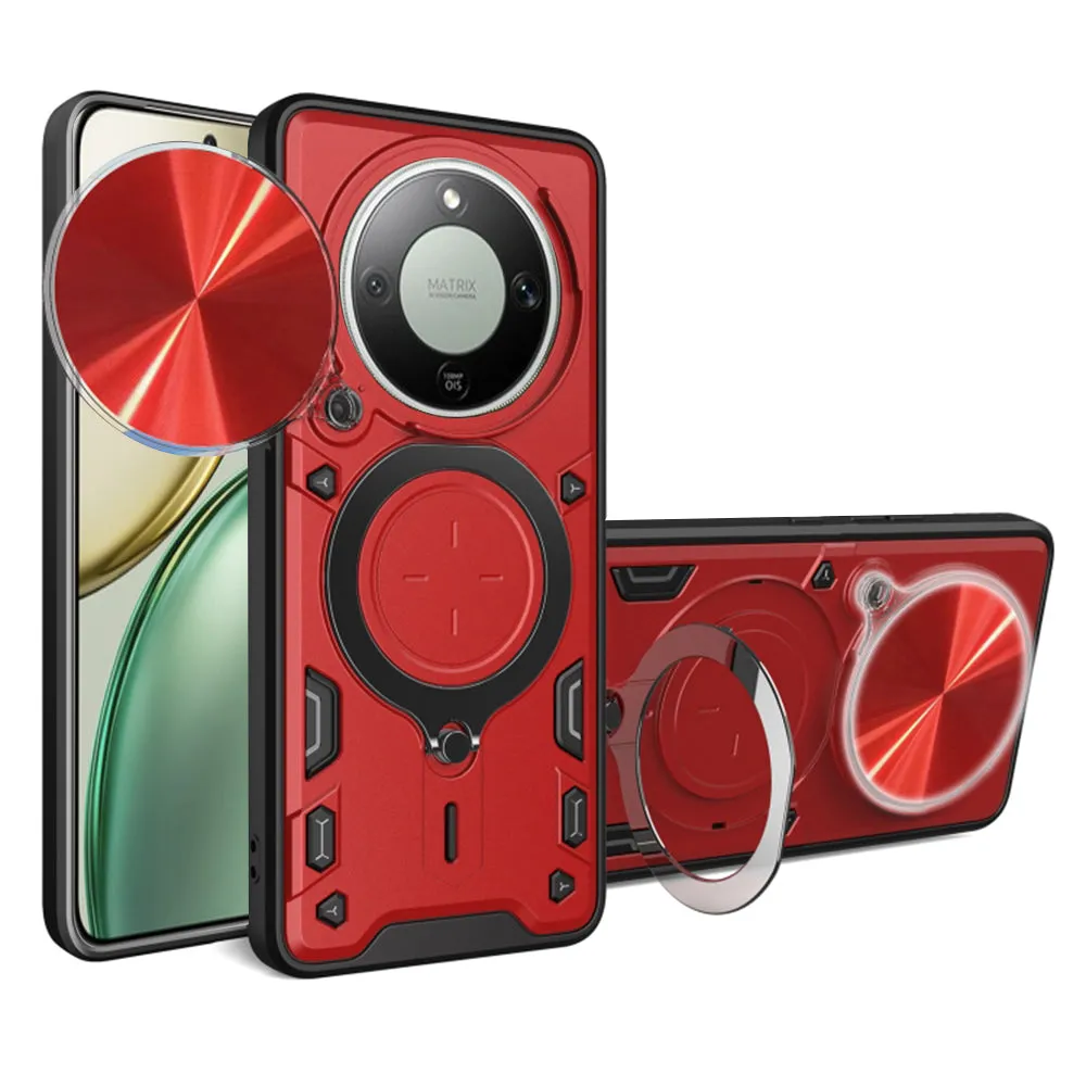 Custodia per Honor Magic8 Lite, Techsuit, CamGuard Pro, Rossa - immagine 1