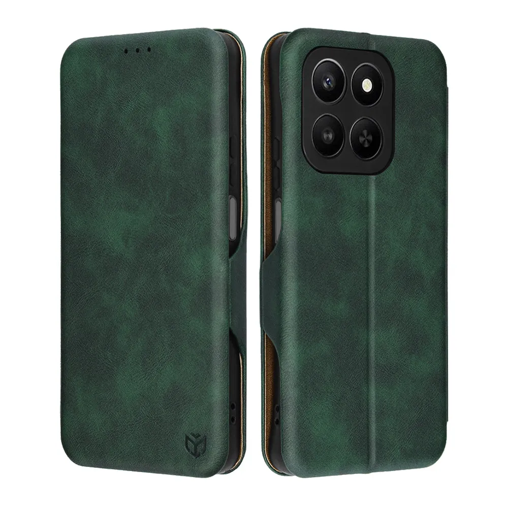 Custodia per Honor 400 Smart 4G / X7d 4G / 400 Smart 5G, Techsuit, Safe Wallet Plus, Verde - immagine 1