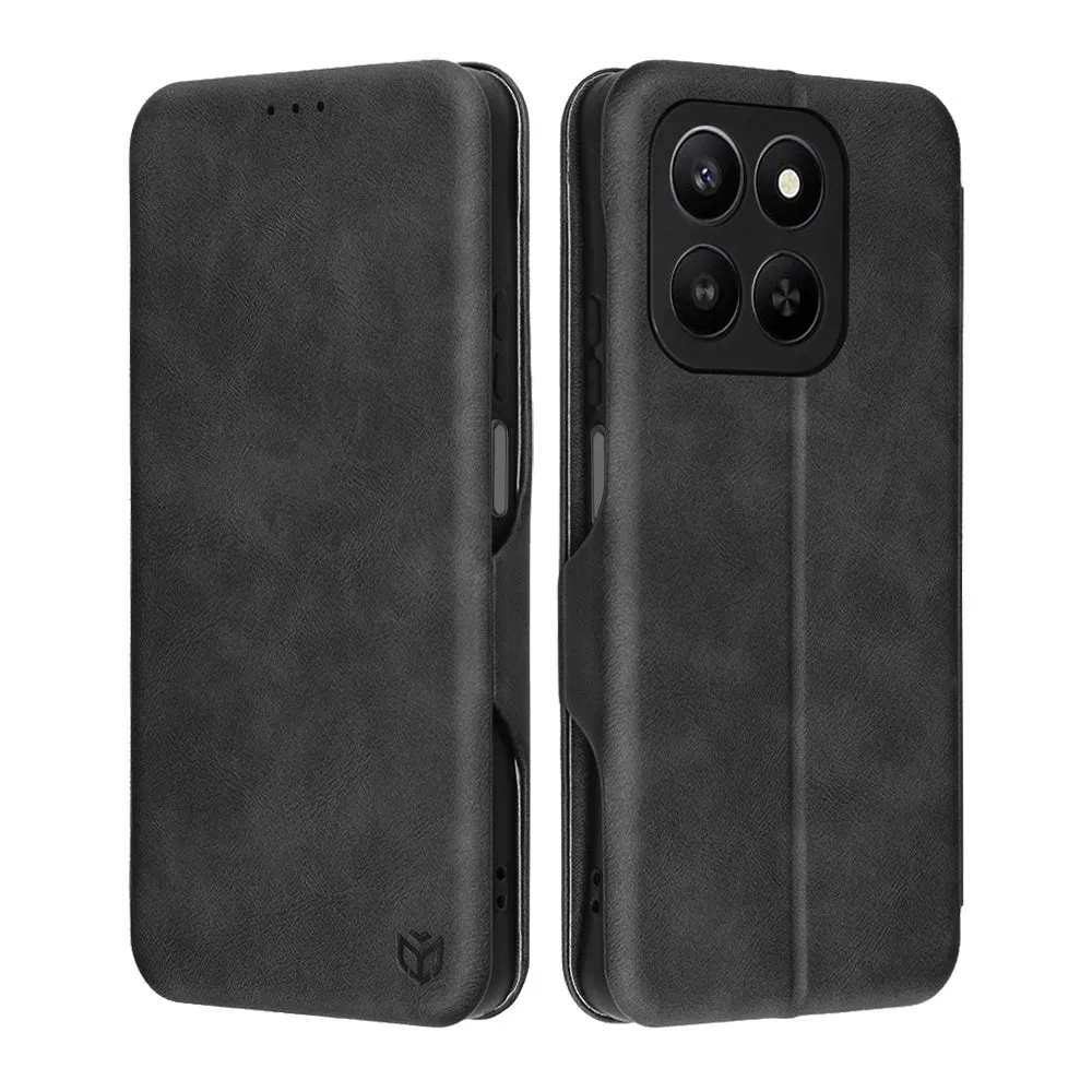 Custodia per Honor 400 Smart 4G / X7d 4G / 400 Smart 5G, Techsuit, Safe Wallet Plus, Nera - immagine 1