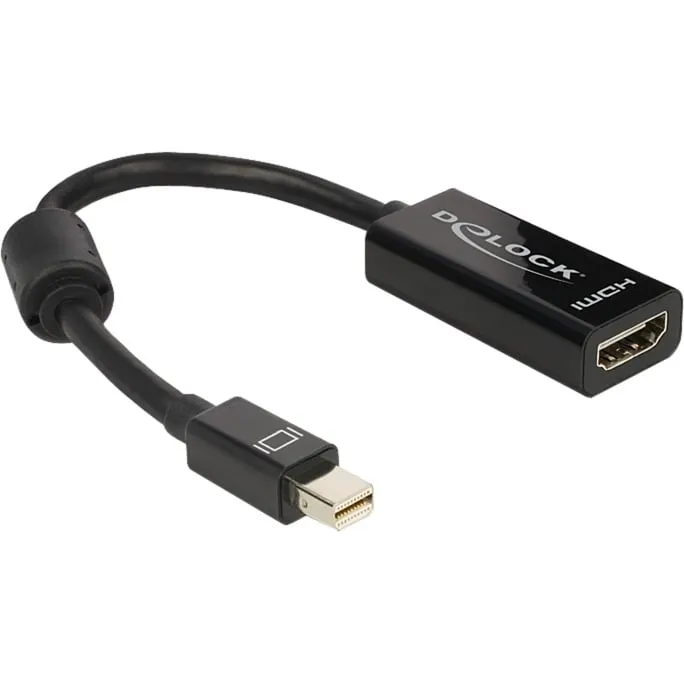 Adapter mini Displayport / HDMI 0,18 m HDMI tipo A (Standard) Nero, Adattatore - immagine 1