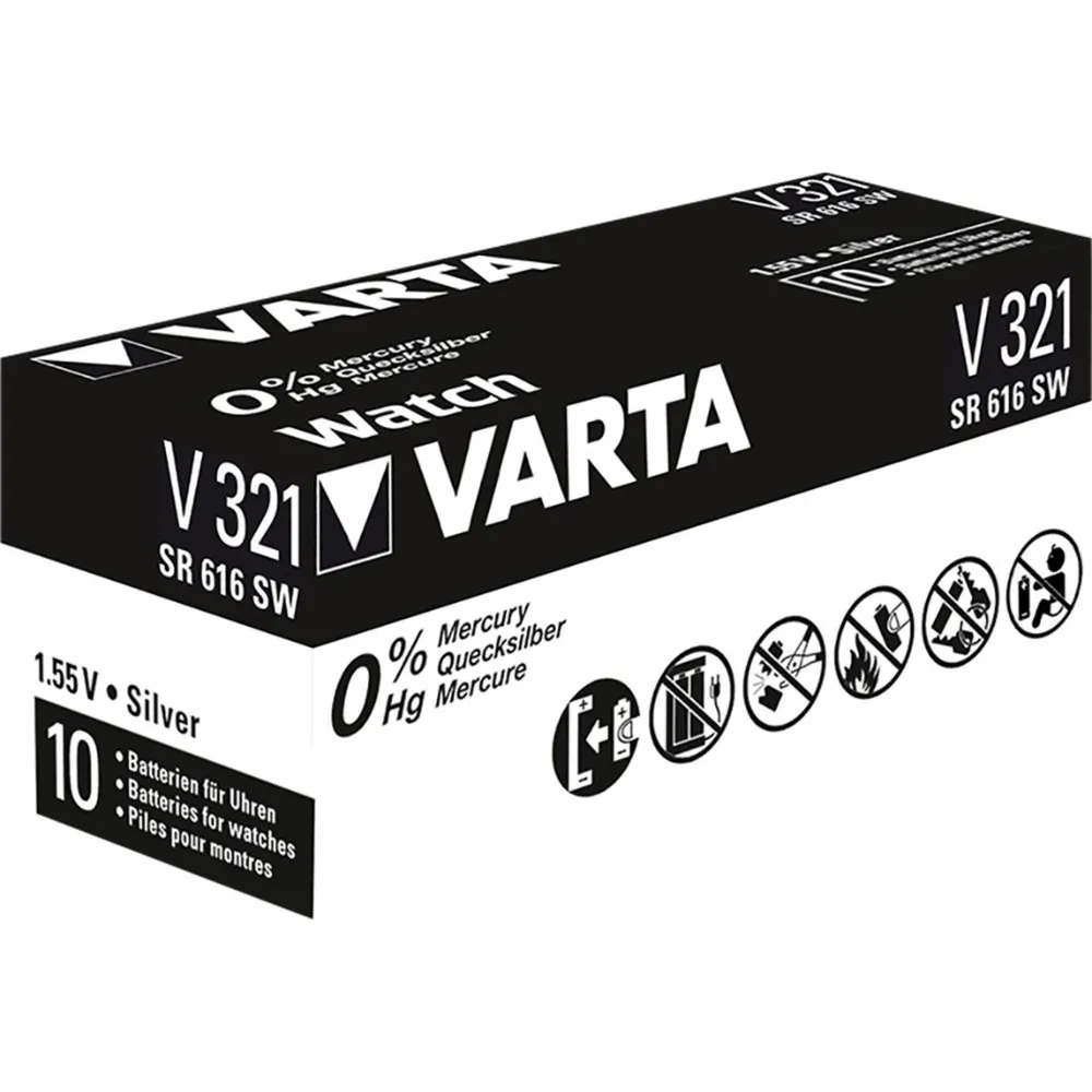 48031 batteria per uso domestico Batteria monouso SR616SW Ossido d''argento (S) - immagine 1
