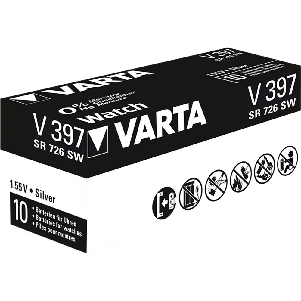SR726 SW/SR59 SW/V397 1BL Batteria monouso Ossido d''argento (S) - immagine 1