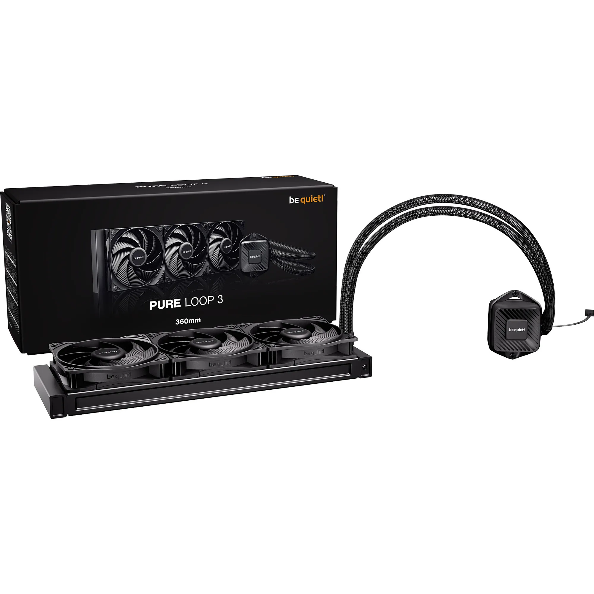 PURE LOOP 3 Processore Raffreddatore di liquidi tutto in uno 12 cm Nero 1 pz, Raffreddamento ad acqua - immagine 1