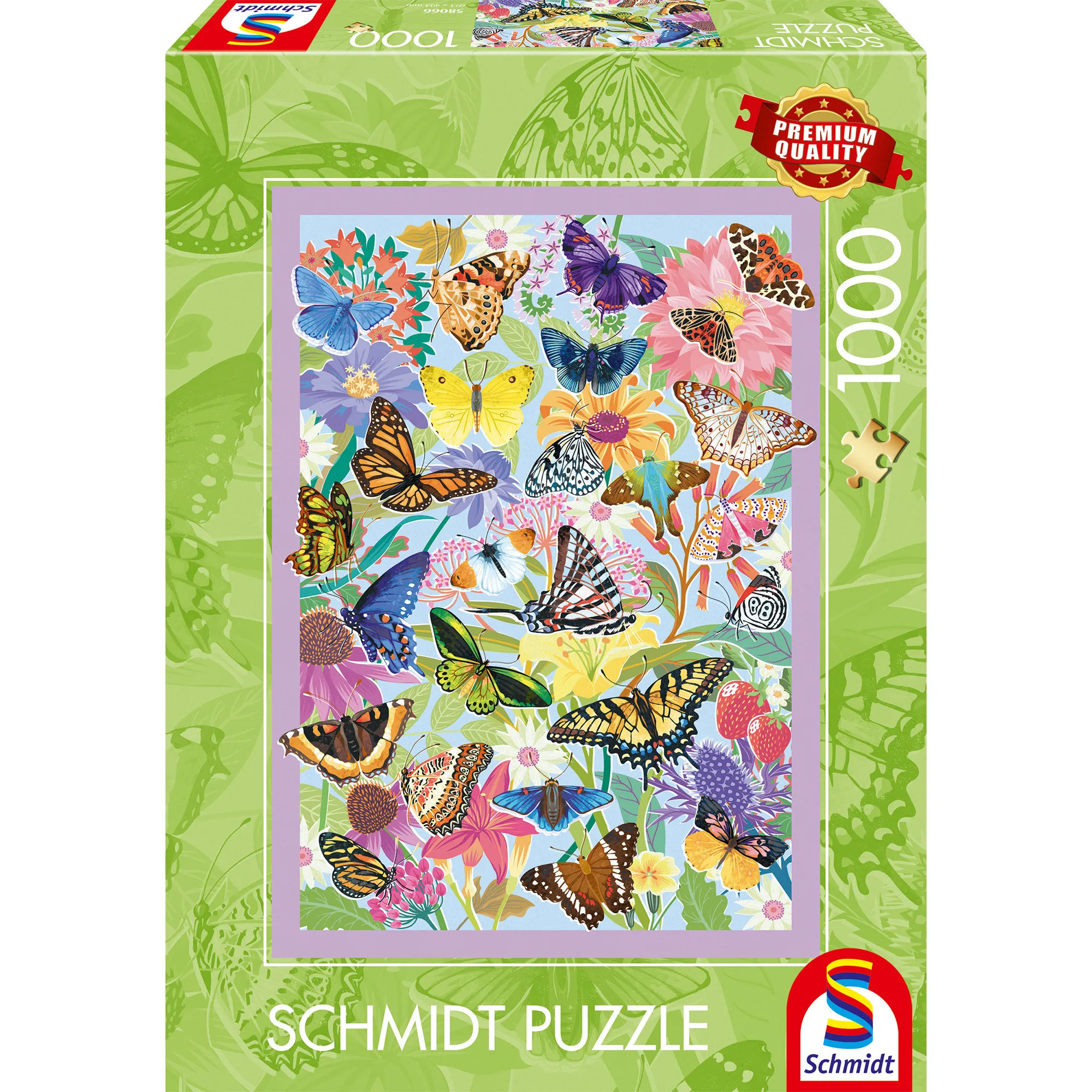 Corsa delle farfalle, Puzzle - immagine 1