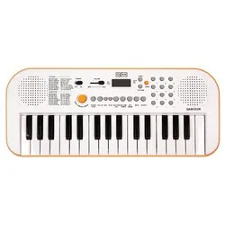 Tastiera musicale (32 tasti) QKB32 White e Orange - immagine 1
