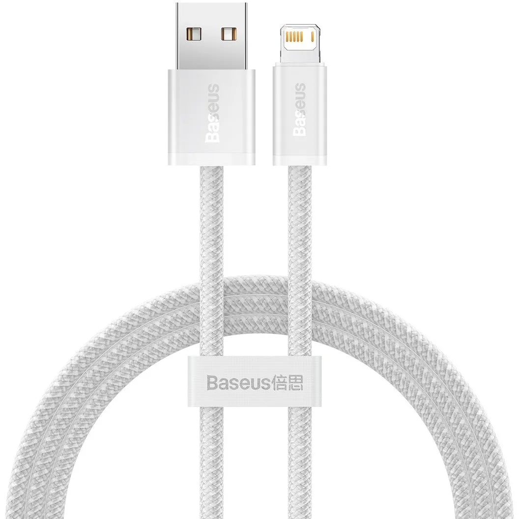 Cavo dati e ricarica USB-A - Lightning Baseus Dynamic Series, 18W, 1 m, bianco CALD000402 - immagine 1
