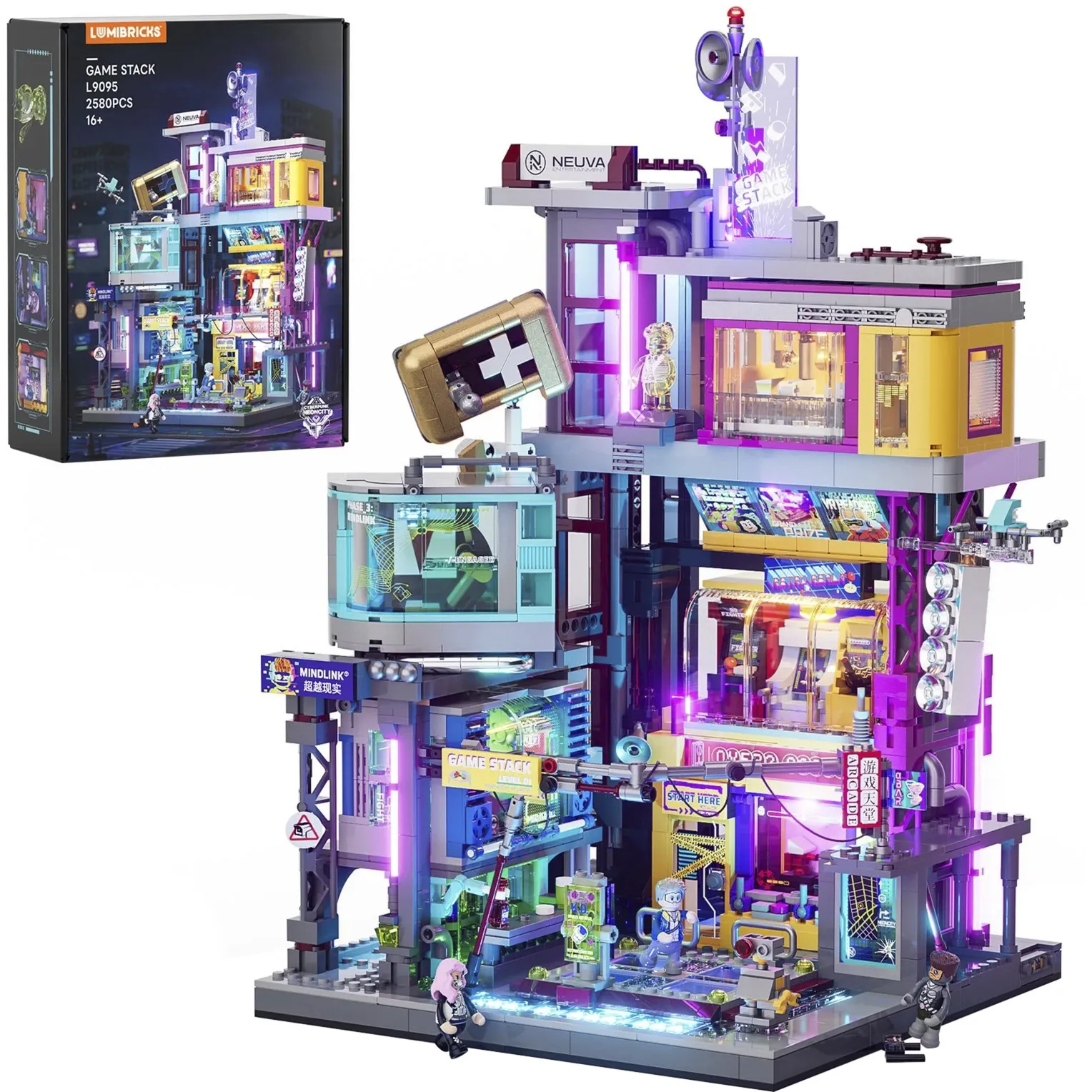 Cyberpunk Neoncity Gamestack, Giochi di costruzione - immagine 1