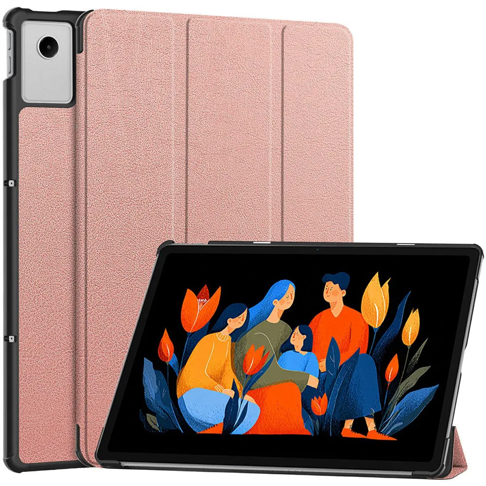 Custodia per Lenovo Idea Tab Plus, Techsuit, FoldPro, Rosa Dorato - immagine 1