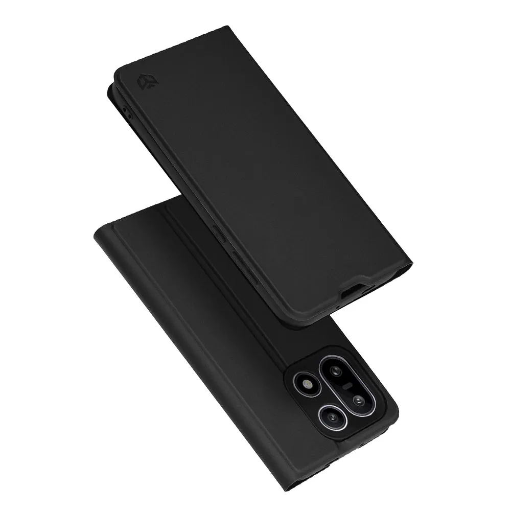 Custodia per OnePlus 15, Techsuit, Magskin Book, Nera - immagine 1