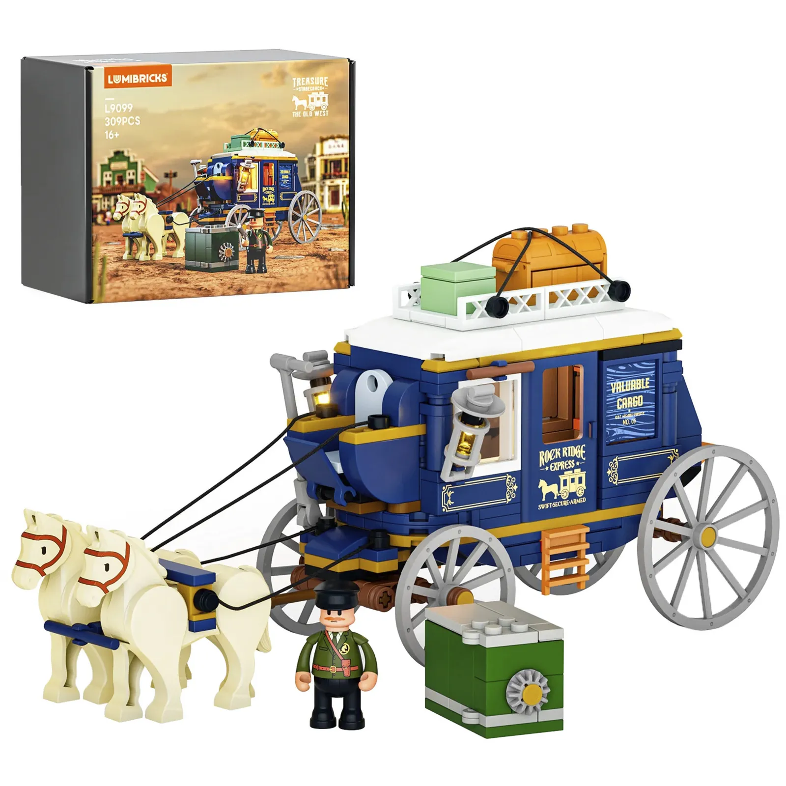 Carrozza postale del tesoro, Giochi di costruzione - immagine 1