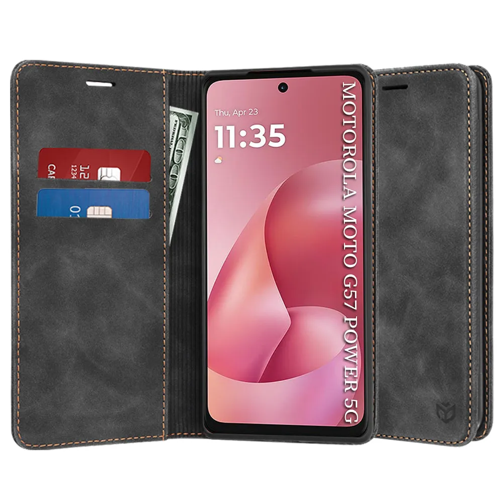 Custodia per Motorola Moto G67 Power / G57 Power, Techsuit, Confy, Nera - immagine 1