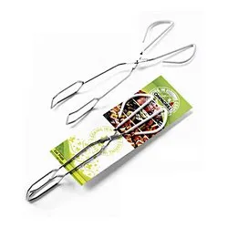 Pinza barbecue acciaio a forbice (40cm) Cromo PI400 - immagine 1