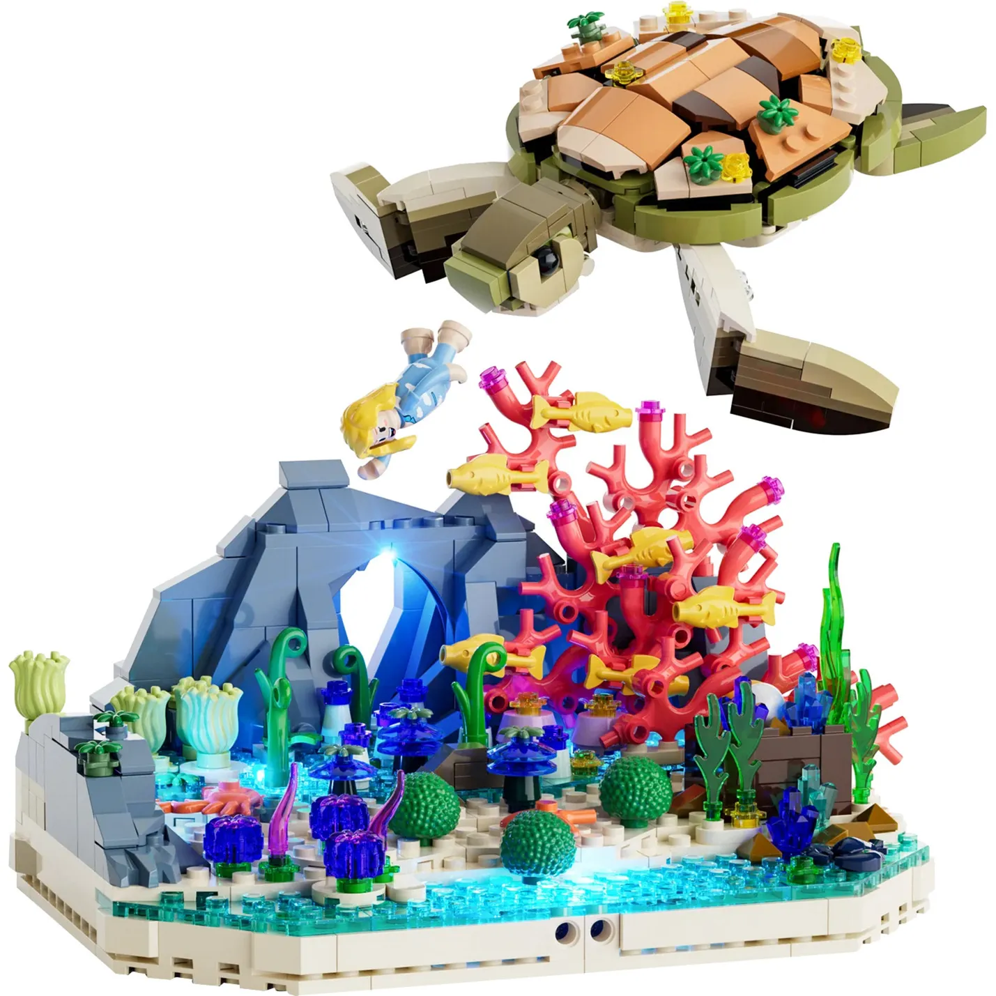 Sogno della barriera corallina delle tartarughe, Giochi di costruzione - immagine 1