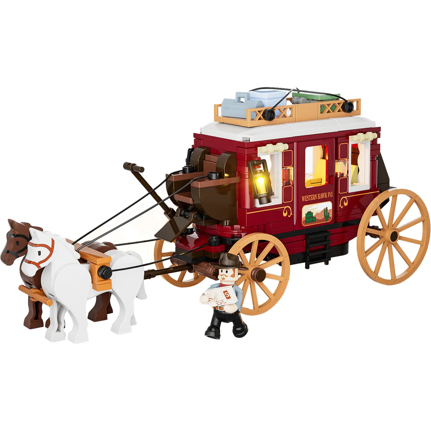 Diligenza western, Giochi di costruzione - immagine 1