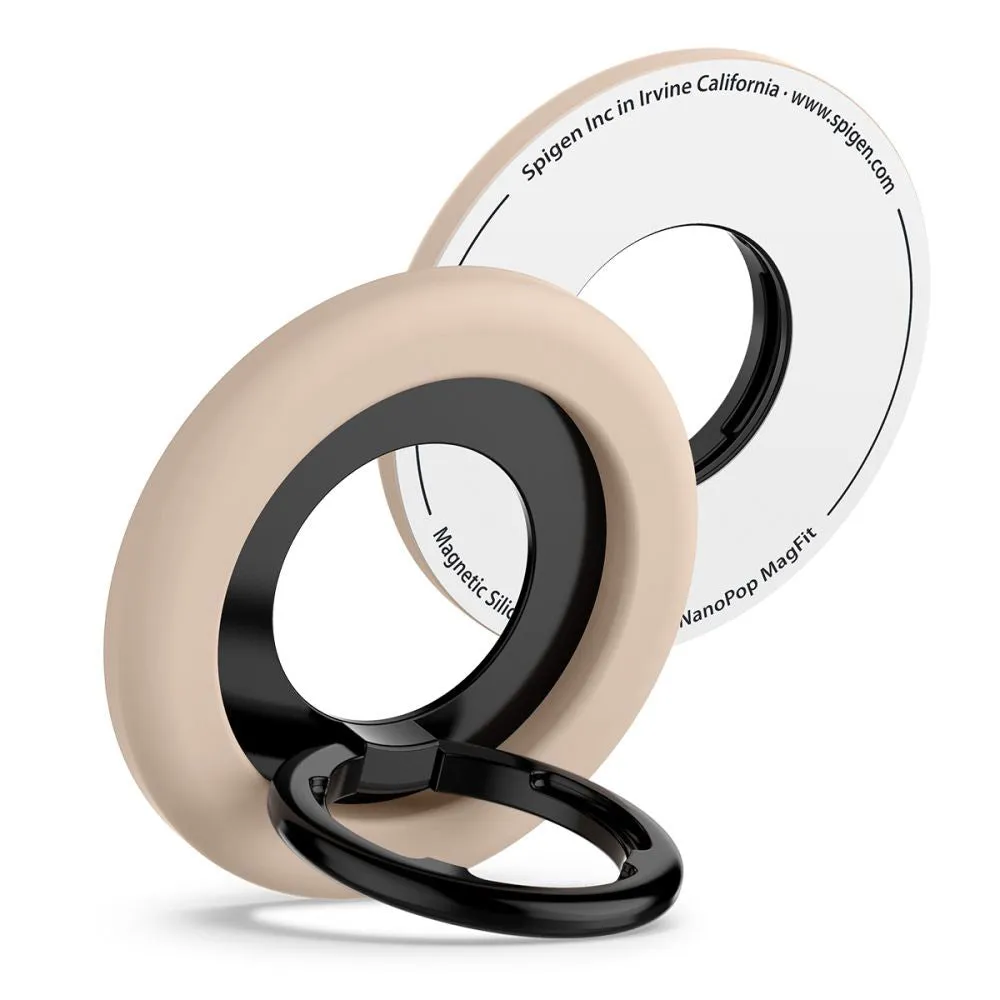Supporto Anello Spigen Nano Pop, Universale, Beige AMP09031 - immagine 1