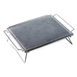 Piastra ollare (50x40cm) con supporto pieghevole DS40 50SP - immagine 1