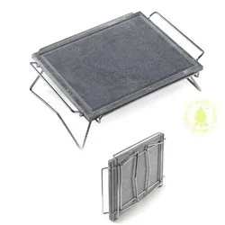 Piastra ollare (40x30cm) con supporto pieghevole DS30 40SP - immagine 1
