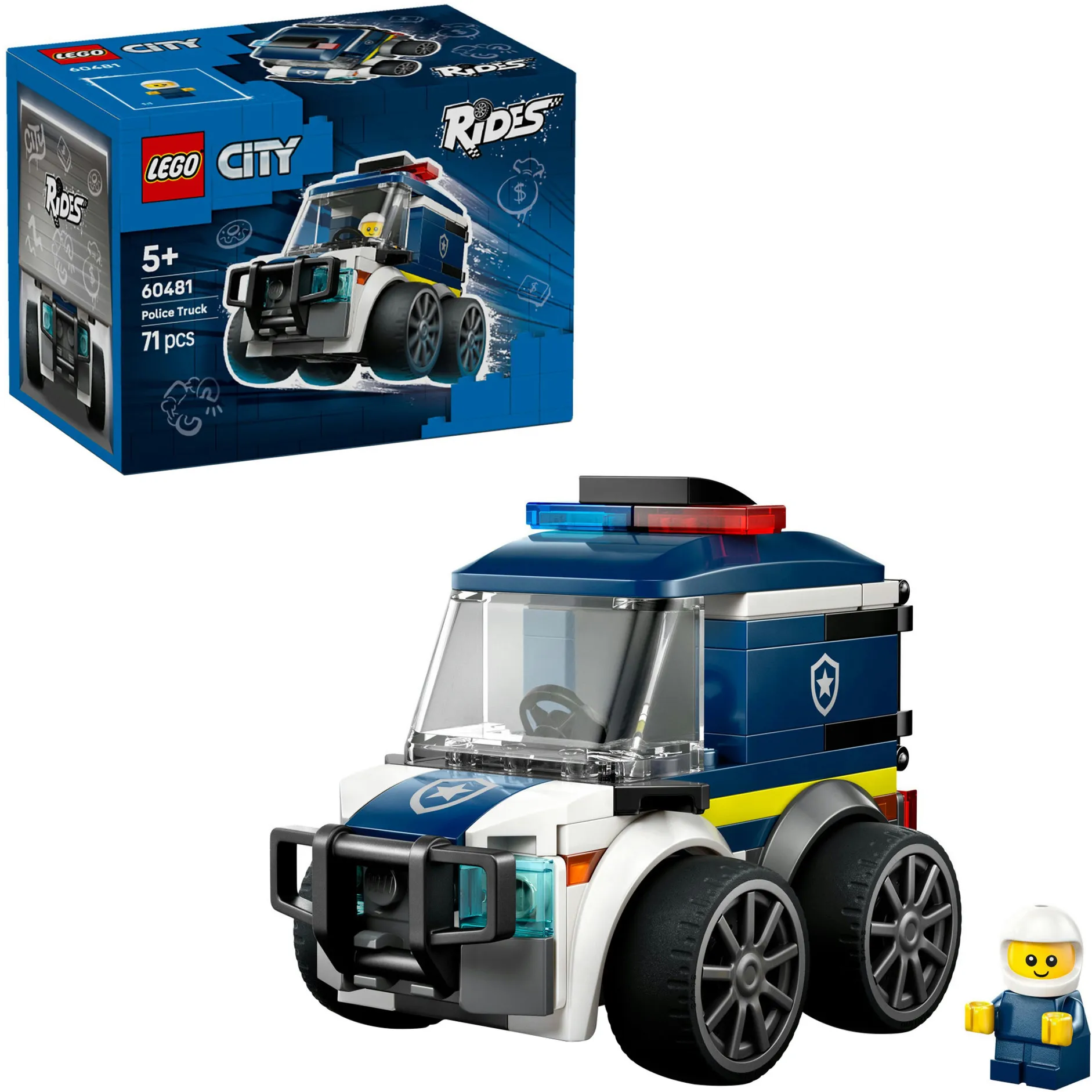 City Coole Flitzer - Camion della polizia, Giochi di costruzione - immagine 1