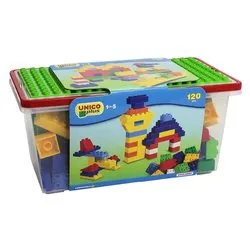 Secchiello mattoncini gigante ( 120 pz ) UNICOPLUS 18-60m 8502 0000 - immagine 1