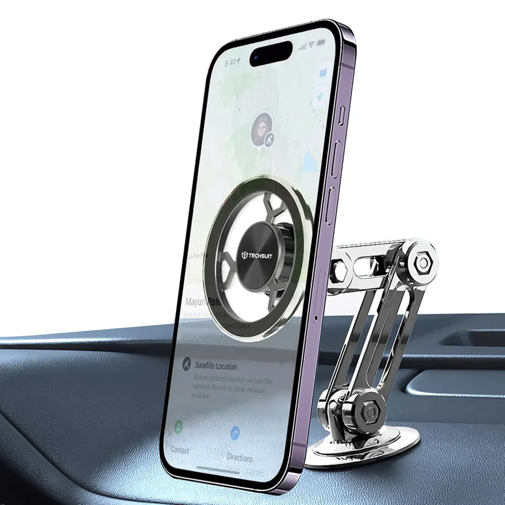 Supporto Auto Magnetico Techsuit S14, Universale, Grigio - immagine 1