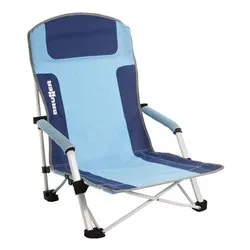 Spiaggina acciaio verniciato e tessuto poliestere pieghevole (57x50x73,5cm) BULA Azzurro 0404148N C57 - immagine 1