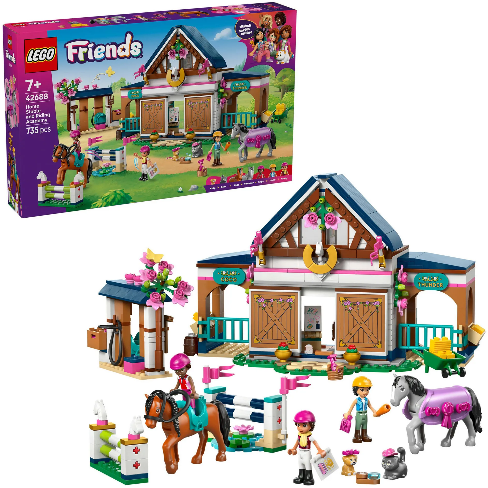 Friends Scuderia e Scuola di Equitazione, Giochi di costruzione - immagine 1