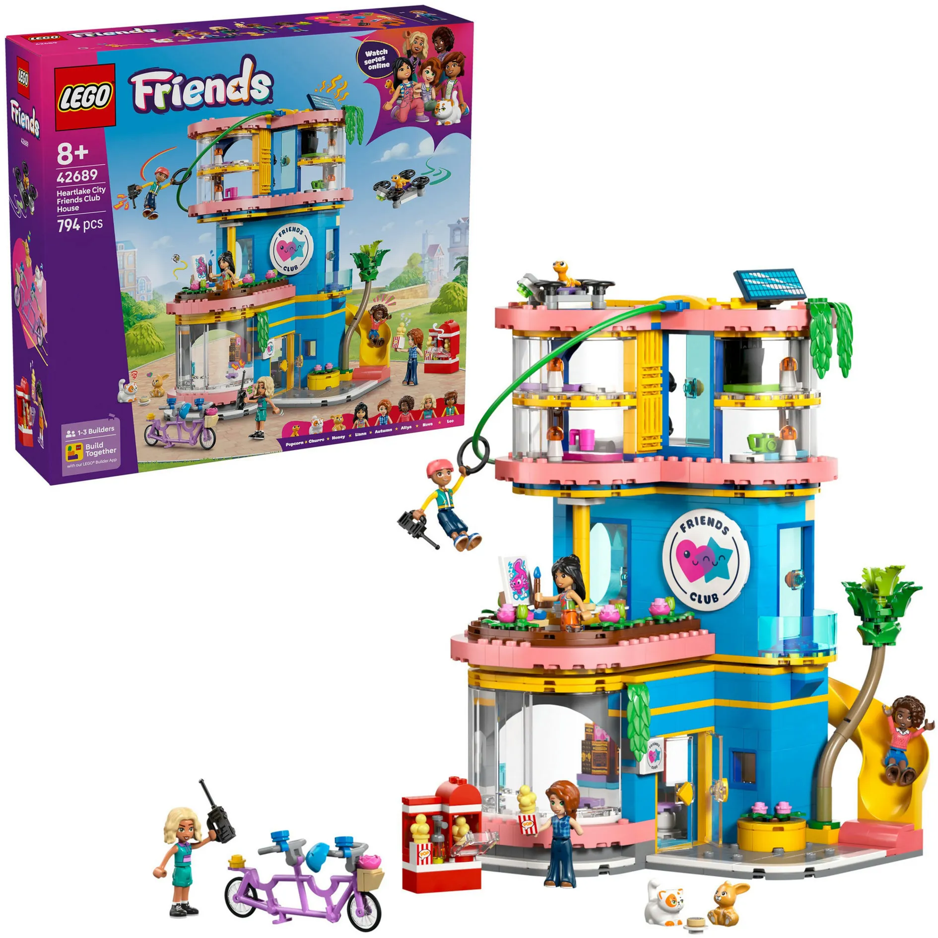 Friends Heartlake City Club dell''Amicizia, Giochi di costruzione - immagine 1