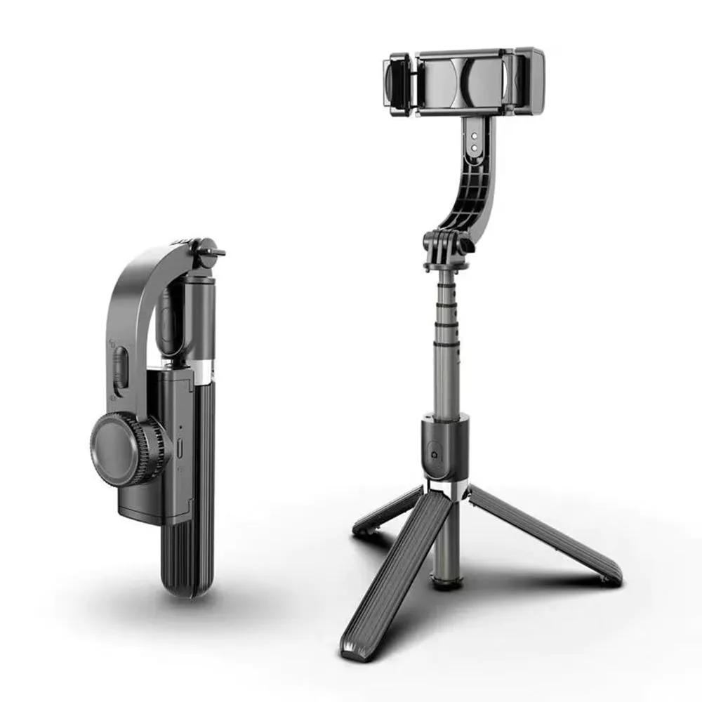Selfie Stick Bluetooth Techsuit L08, Universale, Nero - immagine 1