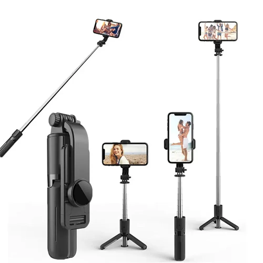 Selfie Stick Bluetooth Techsuit L11, Universale, Nero - immagine 1