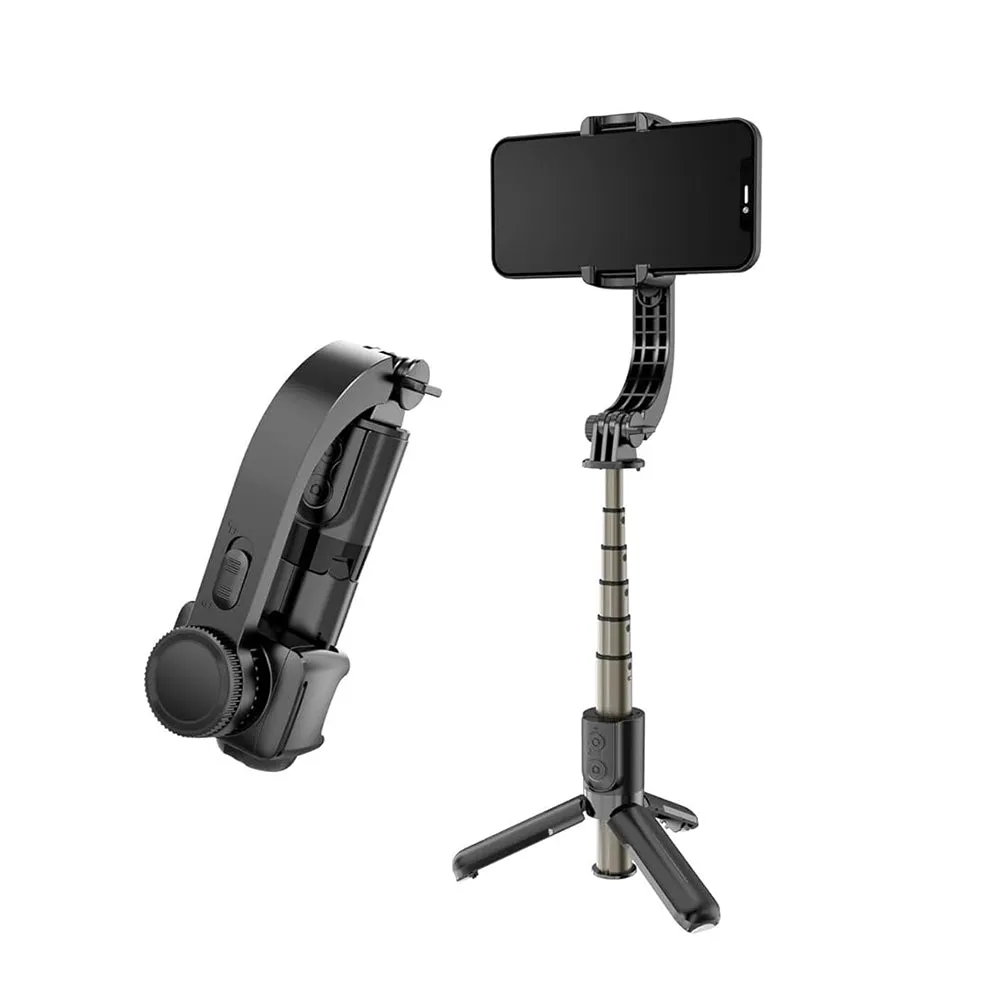 Selfie Stick Bluetooth Techsuit L08Mini, Universale, Nero - immagine 1