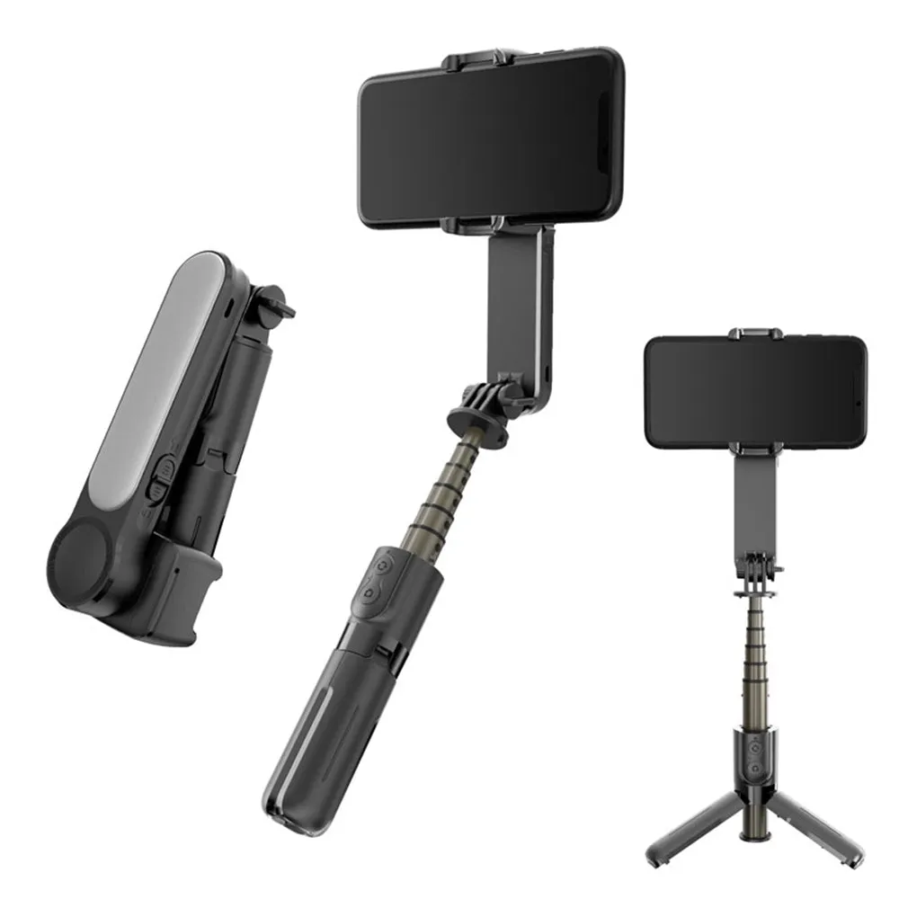 Gimbal Stabilizzatore Bluetooth Techsuit L09 Gimbal, Universale, Nero - immagine 1