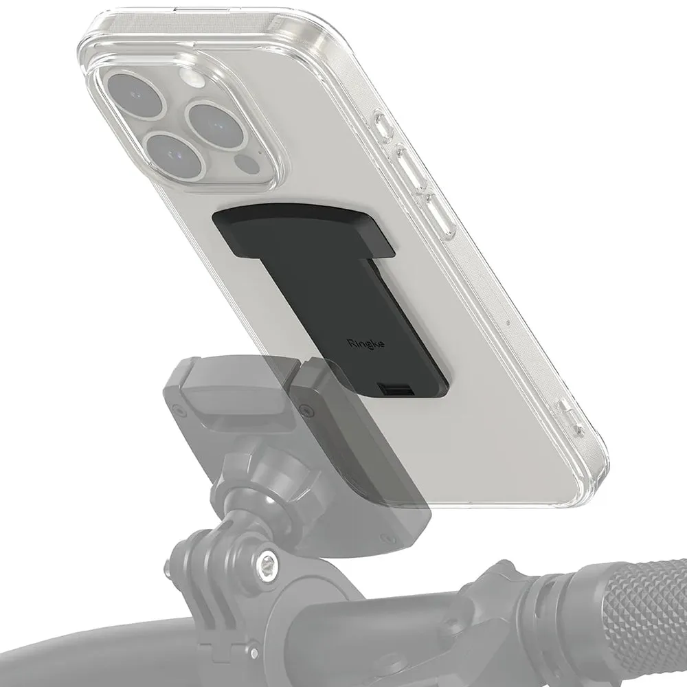 Adattatore Telefono Ringke Quick & Go per Supporto Bicicletta, Set 2 pezzi, Nero - immagine 1
