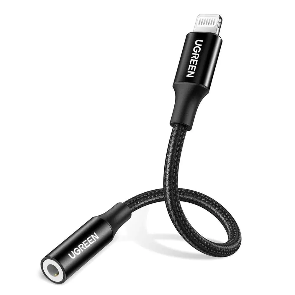 Adattatore Audio Lightning - 3.5mm UGREEN US211 (30756), Nero - immagine 1