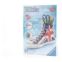 Puzzle 3D 108 pz Portapenne Union Jack 8a+ (21,4x13,5cm) 11222 - immagine 1