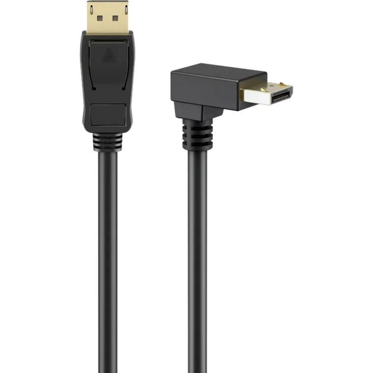 Cavo DisplayPort con connettore a 90° > connettore DisplayPort, 8K / 144Hz - immagine 1