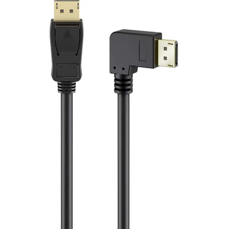 Cavo DisplayPort con connettore a 90° > connettore DisplayPort, 8K / 144Hz - immagine 1