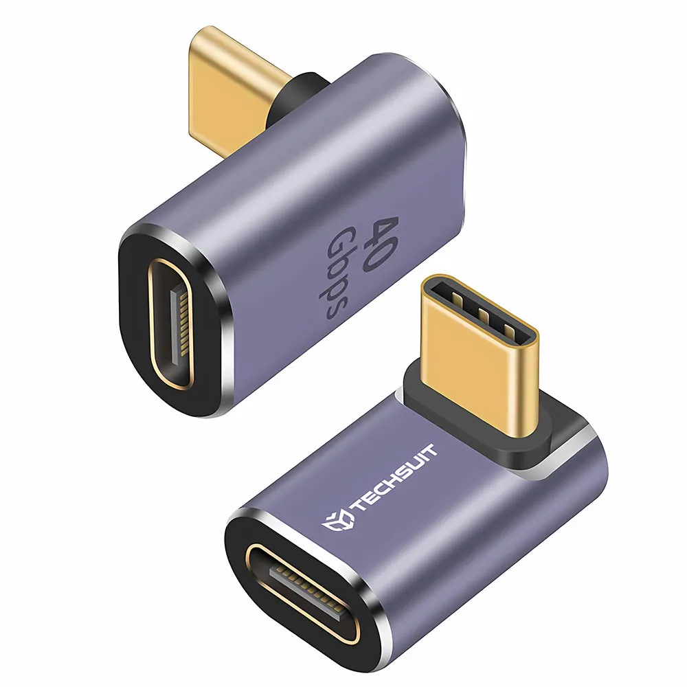 Adattatore Dati e Ricarica USB-C - USB-C Techsuit A12 TitanCoreX, Grigio - immagine 1