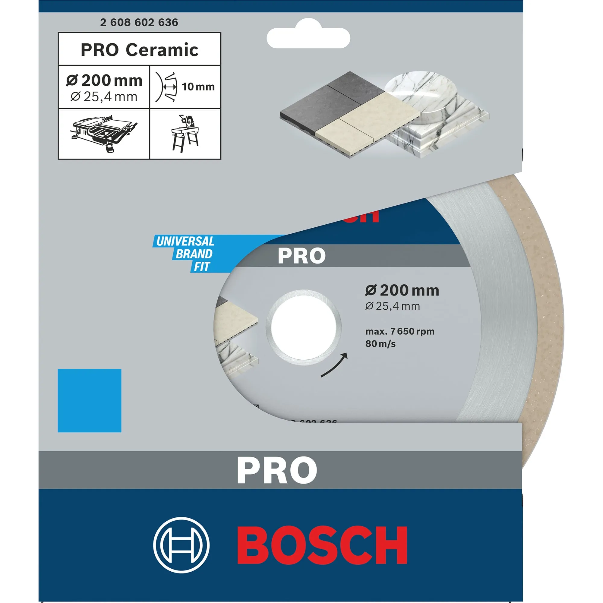 2 608 602 636 200mm 1pezzo(i) lama circolare - immagine 1